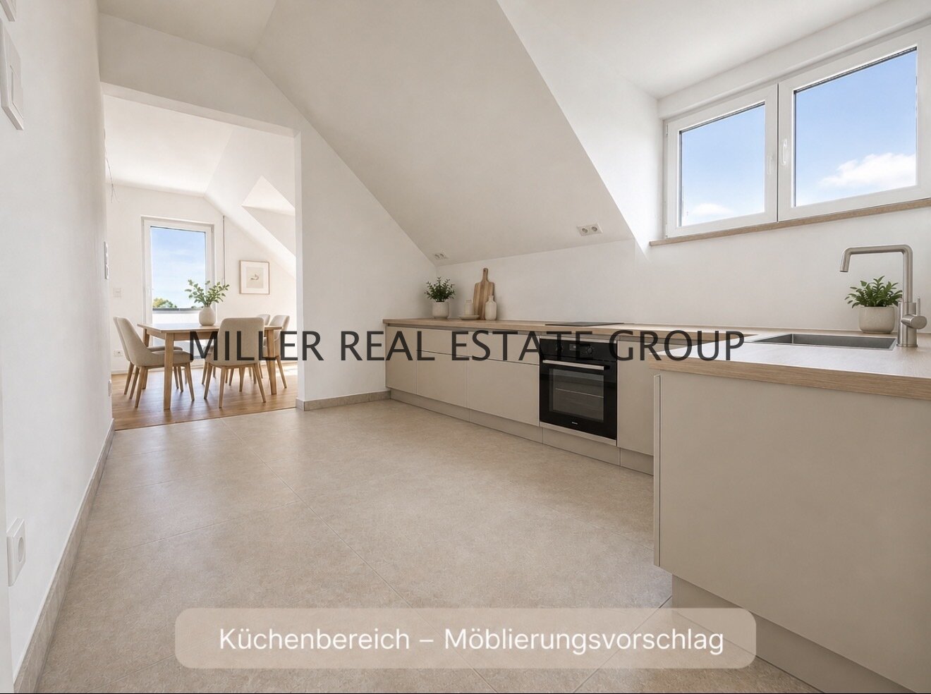 Exklusive Neubau-Dachgeschosswohnung in Ingolstadt-Unterhaunstadt – ca. 116 m², Erstbezug, KfW 55 & zwei separat nutzbare Wohnbereiche!
