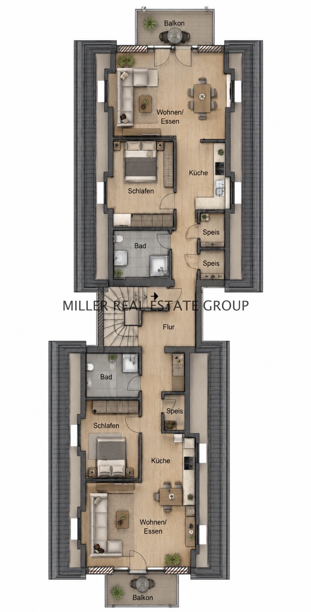 Exklusive Neubau-Dachgeschosswohnung in Ingolstadt-Unterhaunstadt – ca. 116 m², Erstbezug, KfW 55 & zwei separat nutzbare Wohnbereiche!