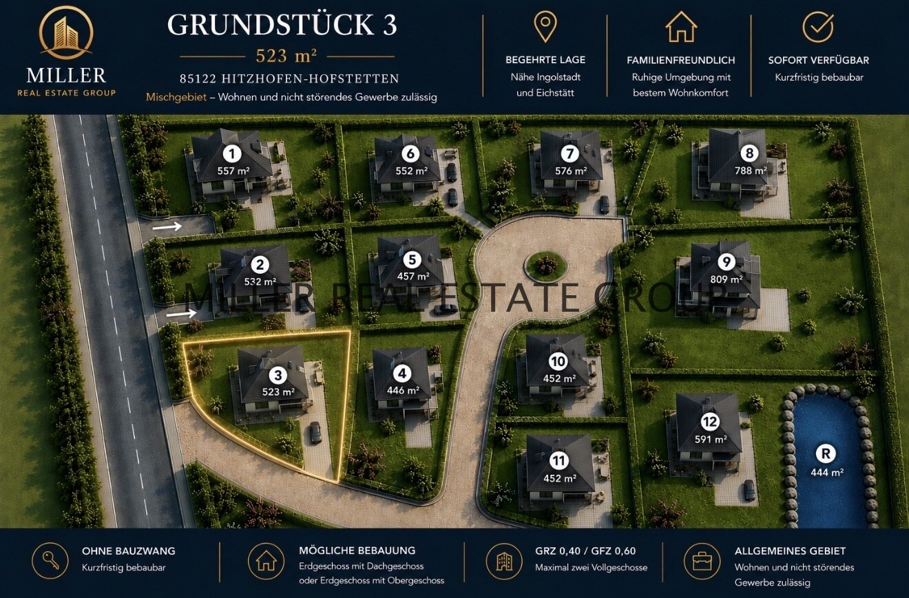 Exklusives Baugrundstück in Hitzhofen-Hofstetten – Ein Ort, an dem Wohnträume Wirklichkeit werden!
