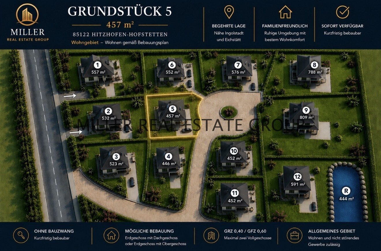 Exklusives Baugrundstück in Hitzhofen-Hofstetten – Die perfekte Balance aus Freiraum, Lebensqualität und Zukunft!