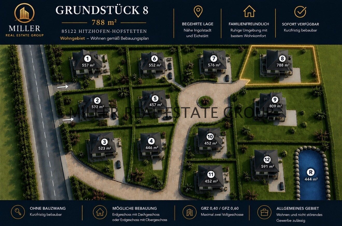 Exklusives Baugrundstück in Hitzhofen-Hofstetten – Exklusivität beginnt mit dem richtigen Grundstück!