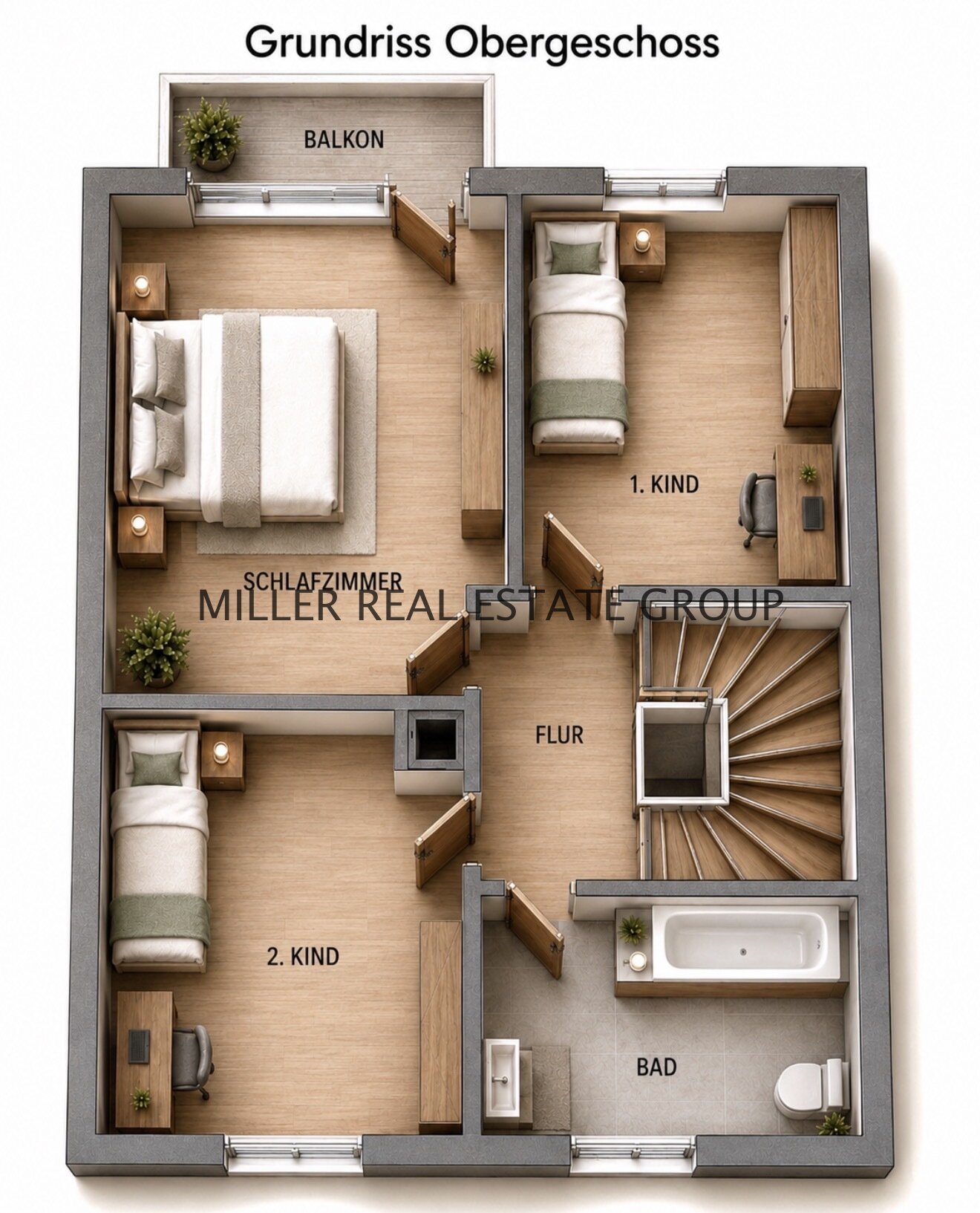 Modernisiertes Reiheneckhaus in Neuburg an der Donau – großzügiges Familienwohnen mit Garten, zwei Terrassen, Balkon & fünf Stellplätzen!