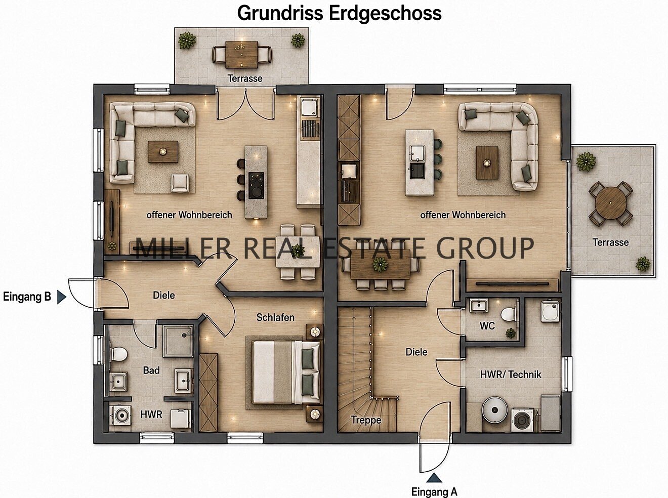 Außergewöhnlich wohnen in Riedenburg-Haidhof – modernes Zuhause mit Einliegerwohnung, viel Privatsphäre & ca. 198 m² Wohnkomfort!