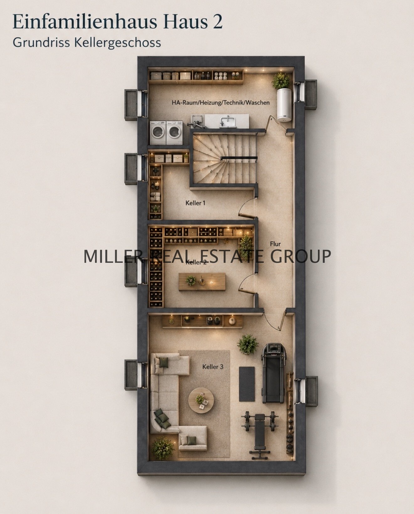 LUXUS-NEUBAU IN INGOLSTADT-SÜD | Massives Premium-Einfamilienhaus mit KfW 55, Dachterrasse, KNX & individuellen Planungsoptionen!
