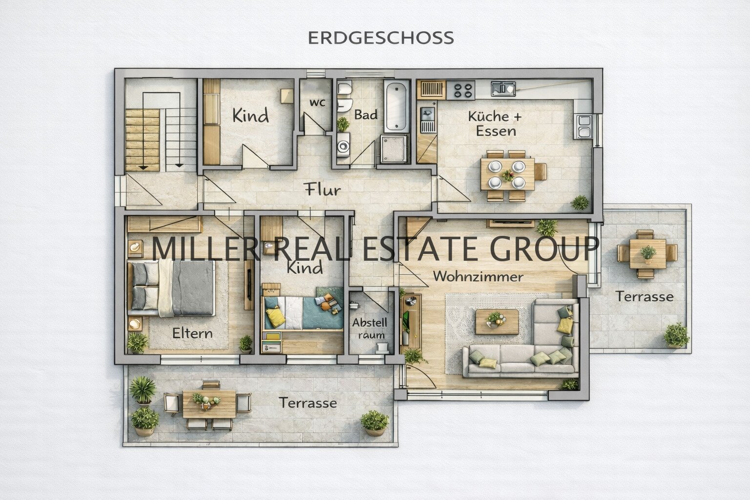 Großzügiges Zweifamilienhaus in Ingolstadt mit Ausbaupotenzial – ca. 295 m² Wohnfläche, Doppelgarage mit Werkstatt, zwei Terrassen und zwei Balkone! 