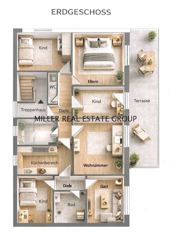 Top Kapitalanlage in Ingolstadt: Modernisiertes Mehrfamilienhaus mit 4 Wohnungen, Dachterrasse, Garten & Garagen!