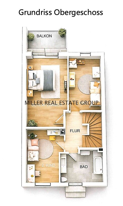 Modernes Reiheneckhaus mit großem Garten, Terrassen und viel Platz – Wohnen in ruhiger Lage von Neuburg an der Donau!