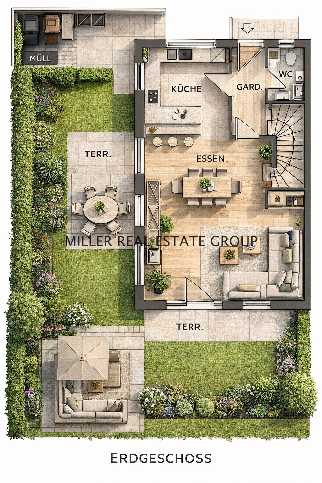 Exklusive Neubau-Doppelhaushälfte in Ingolstadt-Hagau – A+ Energie, Luxus-Ausstattung, Atelier & Traumgarten!
