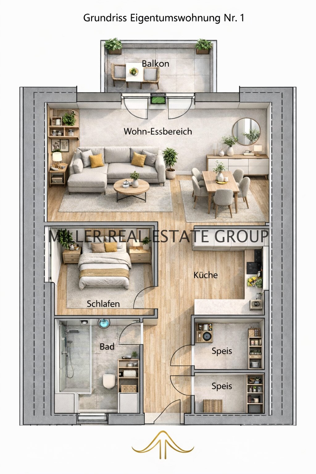 Exklusive Neubau-Dachgeschosswohnung in Ingolstadt-Unterhaunstadt – 116 m², 2 Einheiten, KfW 55, ideal für Eigennutzer & Kapitalanleger!