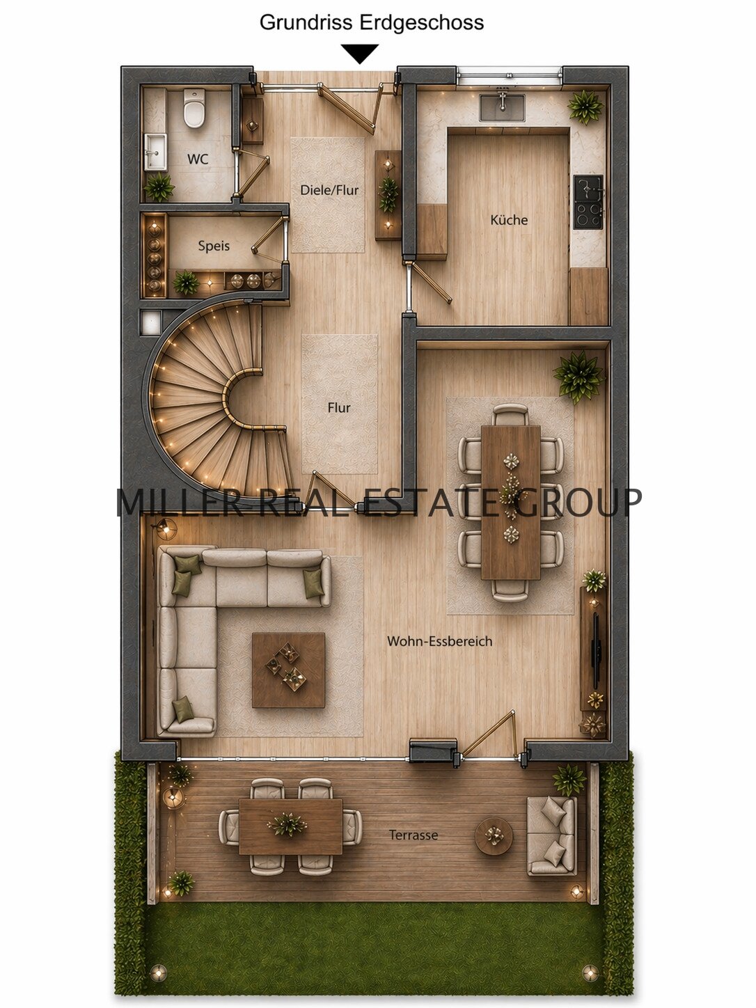Gepflegtes Reihenmittelhaus mit Garten, Terrasse und Garage in begehrter Lage von Ingolstadt-Süd!