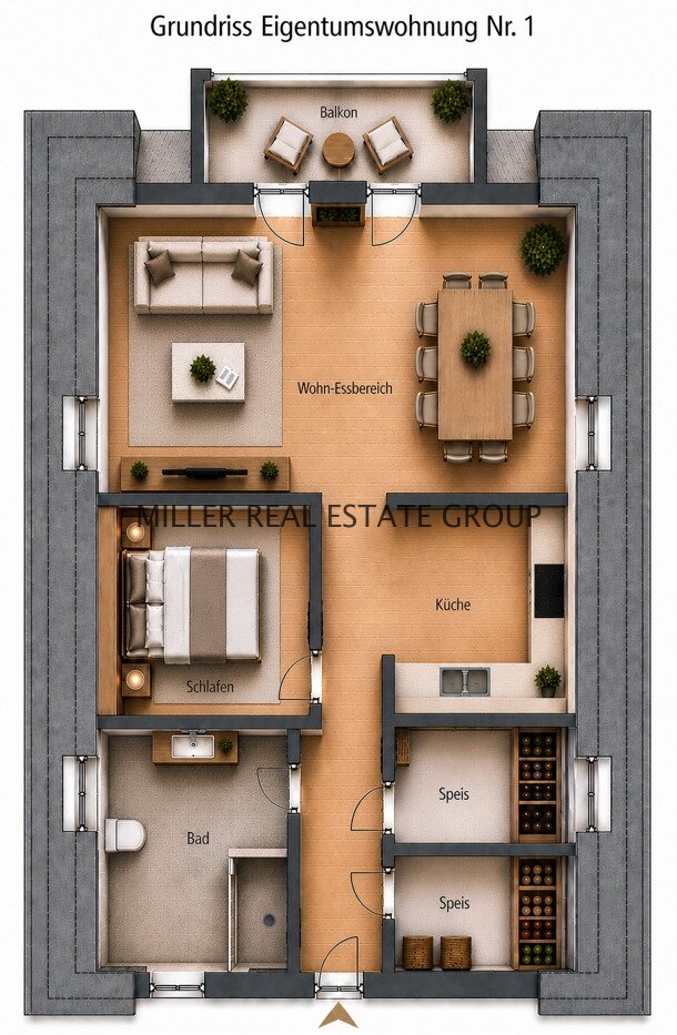 Exklusive Neubau-Dachgeschosswohnung in Ingolstadt-Unterhaunstadt – 116 m², 2 Einheiten, KfW 55, ideal für Eigennutzer & Kapitalanleger!