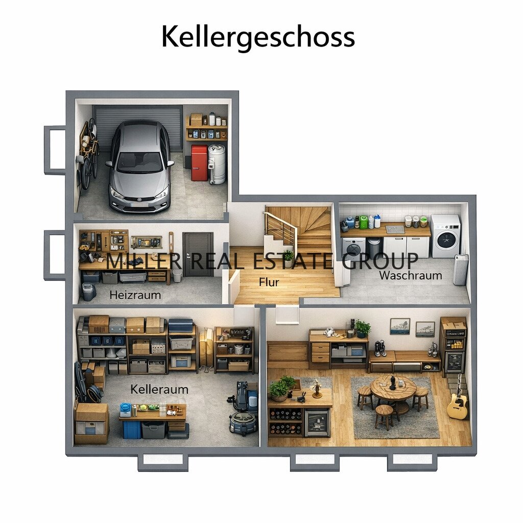 Einfamilienhaus mit großem Grundstück & Ausbaupotenzial in ruhiger Lage!