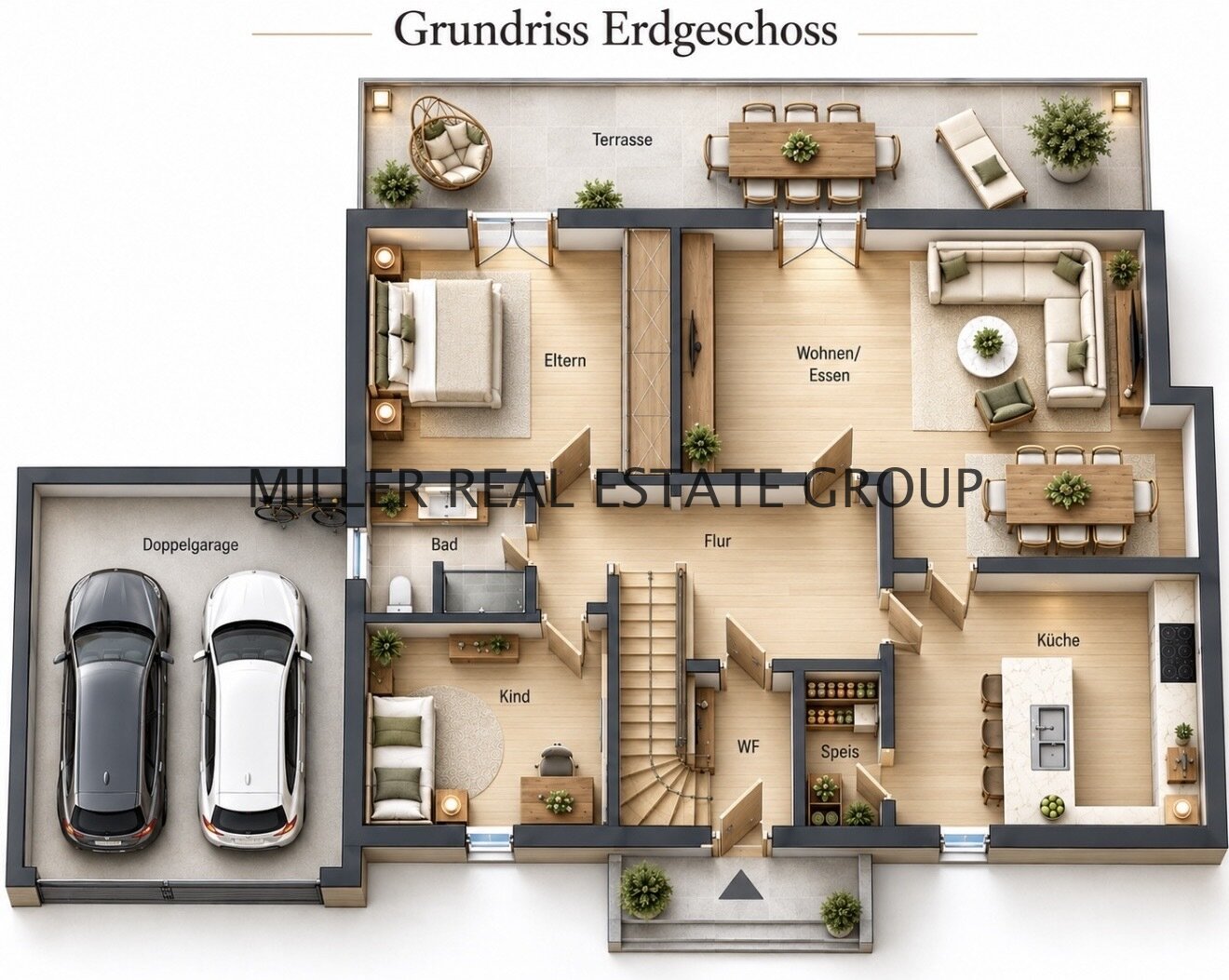 Grundriss EFH Erdgeschoss