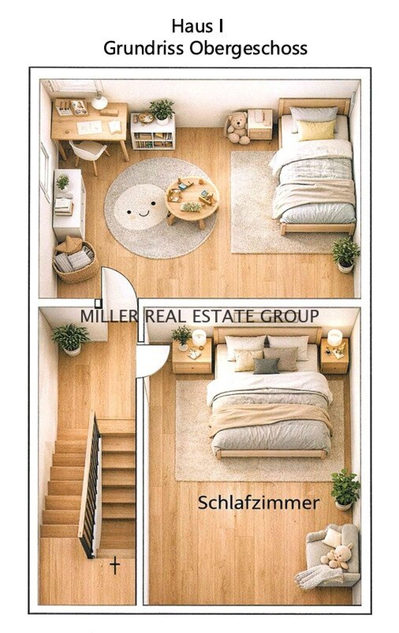 Grundriss Obergeschoss - Haus I