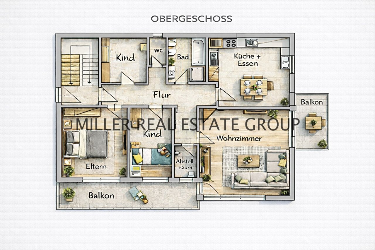 Grundriss Obergeschoss