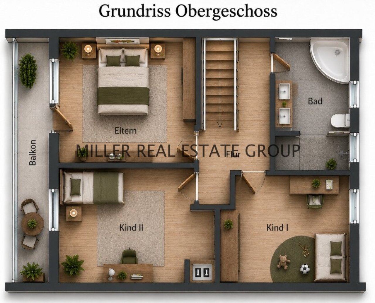 Grundriss Obergeschoss